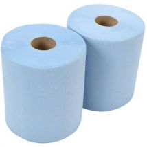 Schoonmaakpapier Blauw 2-laags Siliconenvrij 500 Vellen/rol, - Ikatex