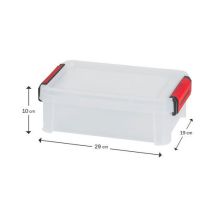 Opbergbox Clip'n Store Transparant 2,5 L, - Sundis
