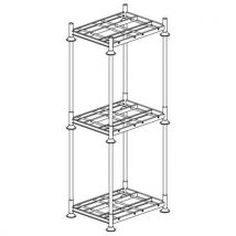 Enkele Manurack - 3 Niveaus - Bruikbare Hoogte 1500 Mm, - MDM