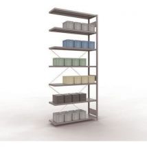 Aanbouwstelling Easy-fix Enkelzijdig 3000x1300x400 Gegalvaniseerd, - Schulte