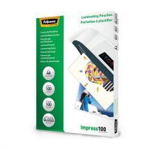 Lamineerhoes, Glanzend, A4, 100 Μm., - Fellowes
