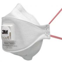 3M - Stofmasker Aura FFP3 Serie 9332 - Wegwerpbare Ademhalingsapparatuur - Rood - CE Goedgekeurd