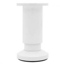 Meubelpoot D38 Mm Cilindrisch Voor Kast Wit Alu H.100mm, - Cime