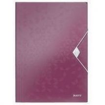 Pp-mappen Met 3 Kleppen Wow - Paars, - Leitz