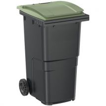 Afvalcontainer Met 2 Wielen - 140 L Groen Deksel, - Sulo