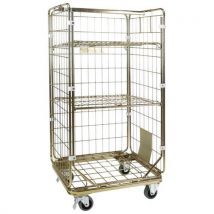 Kruizinga - Rolcontainer voor wasgoed - 870x660x1700 mm - 500 kg - 2 legborden