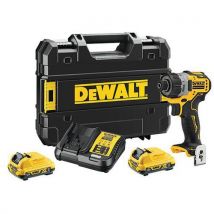 Dewalt - Schroefmachine XR 12V 2Ah - Met TSAK koffer - Li-ion batterij - 11000 tpm