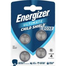 Energizer - Minibatterijen Ultimate Lithium CR2032 - 4 stuks - 3V - Eco-verantwoordelijk
