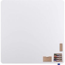Geëmailleerd Whiteboard Benzine - 119,5x119,5 Cm - Zonder Frame, - Legamaster