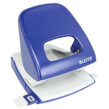 Leitz - Bureau perforator NeXXt 5008 - Blauw Metaal - 30 vellen - 2 gaten - 8 cm hartafstand - 3 jaar garantie