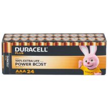 Duracell - Alkalinebatterij AAA Plus PowerBoost - 24 stuks - 1.5V - Langdurige energie