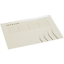 Djois Made By Tarifold - Dossieromslag A4 - Grijs Karton 250 g/m² - Recyclebaar - Ideaal voor Telewerken