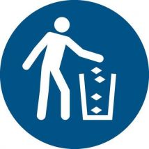 Pictogram Gebruik vuilnisbak - Brand