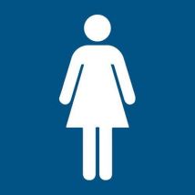 Pictogram Toilet dames - Brand