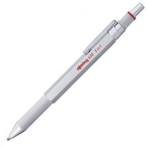Meerkleurenpen En Vulpotlood 3-in 1 Zilver - Rotring , - Rotring