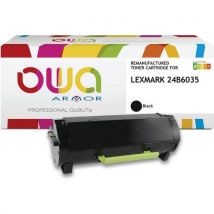 Toner Refurbished Lexmark 24b6035 Zwart, - Owa