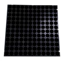 Matlast Zwart - 50 X 50 Cm - Pastilles Zwart - Zonder Rand, - Wattelez