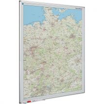 Landkaart whiteboard Softline profiel, Duitsland Wegenkaart - Smit Visual - Smit Visual