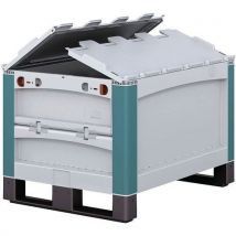 Heavy duty bak SL LxB 800x600 mm - grijs - Bito - Bito
