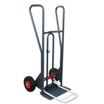 Fimm - Ergonomische steekwagen 350 kg met kantelhulp - gesloten handgreep - pneumatisch wiel