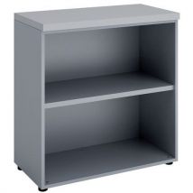 Bibl. Kast Alu H88 Kleur:aluminium Ontagedienst:ja, - Quadrifoglio