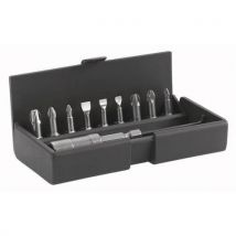 Set van 9 schroefbits High Perf' + bithouder - Facom