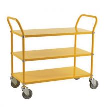 Lichtgekleurde trolley 3 plateaus 250 kg - Kongamek