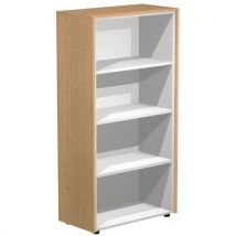 Artarredi - Boekenkast Flora - Hoge stelling 158 cm walnoot - 3 legborden, 4 vakken - 93% gerecycled product
