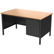 Bureau Confort 2 met ladeblok - 160 cm - Brand