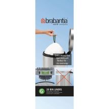Afvalzak 23-30 L Met Trekbandsl (g) Wit, - Brabantia