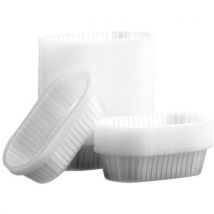 Bakje Kunststof Ovaal Transparant Polystyreen, - Matfer