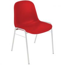 Kuipstoel - Aluminium Poten Rood, - Manutan Expert