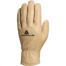 Handschoen Nerf Rundleder Amerikaanse coupe Beige - Delta Plus