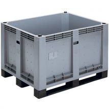 Harde Palletkist, Lichtgrijs 600 L, 3 Voeten, - UTZ