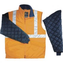 Signaalvest Met Uitneembare Mouwen M Fluooranje, - Delta Plus