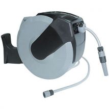 TechnO - Muurhaspel, automatisch, inclusief accessoires - Tuinslang - 15 tot 25 m