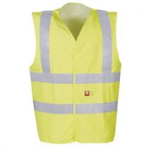 Veiligheidsvest met hoge zichtbaarheid, brandwerend en antistatisch Hellissan - Sioen