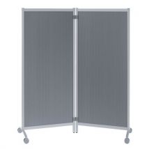 Mobiele scheidingswand - Set van 2 - Paperflow - Paperflow