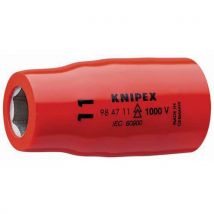 Knipex - Dop voor ratel (dubbele zeskant) met binnenvierkant 1/2'' - Knipex