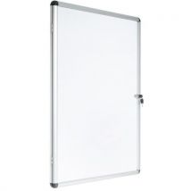 Binnenvitrine 1 Deur Manutan 940x1288 Mm Wit, - Manutan Expert