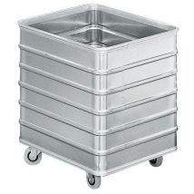 Alu Transp.wagen 223 L D:zonder Deksel Vlekkend Rubber, - Gmohling