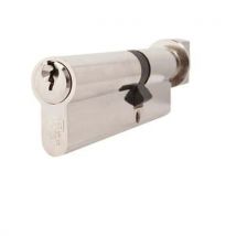 Europese cilinder gevarieerd met knop - Nikkel - Ironmongery