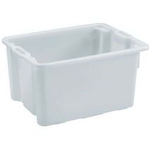 Stapelbare en nestbare rechthoekige bak - Lengte 550 mm tot 720 mm - 50 L tot 90 L - Mobil Plastic
