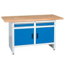 Werkbank Metec 150 - 2 ladeblokken - Metec