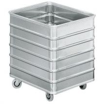 Wagen zonder deksel met aluminium wanden - Gmohling