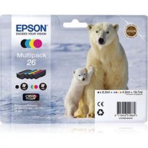 Inktcartridge - 26 - Magenta/cyaan/geel/zwart - Epson, - Epson