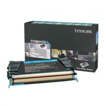 Lexmark - Toner C736H1CG Cyaan - 10.000 pagina's - Voor Lexmark C736, X736, X738 laserprinters