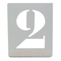 Morin - Sjabloon in aluminium - Set van 10 cijfers
