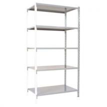Gesloten stelling van plaatstaal Combi-Flip - Hoogte 2000 mm - Manorga - Manorga