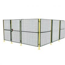 Beschermenmingswand voor machine - Grid paneel - Hoogte 1.6m